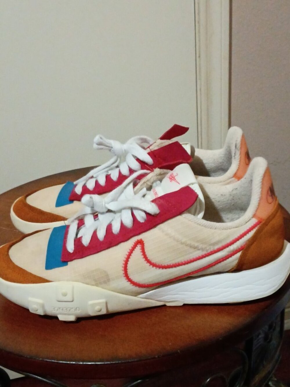 Nike Women's Waffle Racer 2X Monarch Siren Red Pearl 2021 CK6647-800 Size 7.5 US - Picture 8 of 15